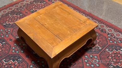 Tavolino basso legno massello