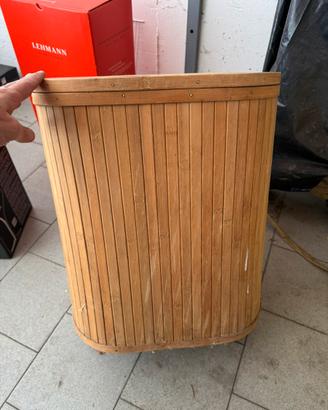 Cesto Porta biancheria bambù