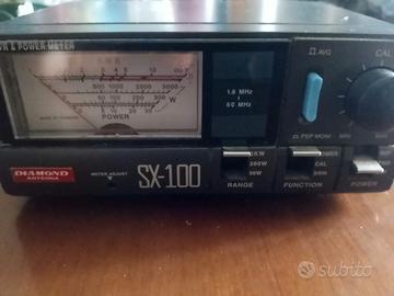 WATTAMETRO/ROSMETRO DIAMOND SX 100 1.8/60 MHZ