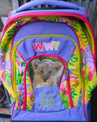 zaino trolley WWF scuola