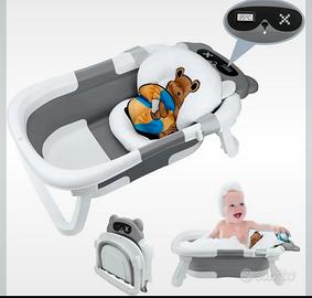 Vaschetta da Bagno Pieghevole Neonato termometro