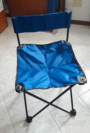 Seggiola pieghevole tipo pescatore