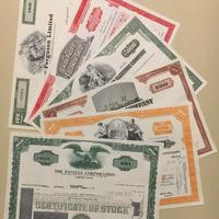 LOTTO 6 CERTIFICATI DOCUMENTI STORICI CREDITO AZ