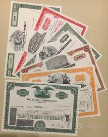 LOTTO 6 CERTIFICATI DOCUMENTI STORICI CREDITO AZ