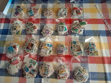 1000 francobolli usati Italia