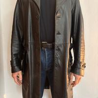 CAPPOTTO IN PELLE MARCA VERSACE