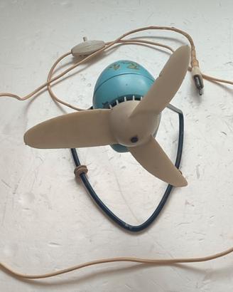 Mini ventilatore vintage da tavolo design anni 50
