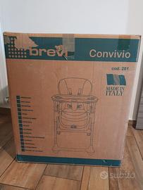 seggiolone pappa convivio brevi