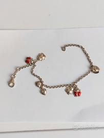 Bracciale coccinelle cuori 2m preziosi argento
925