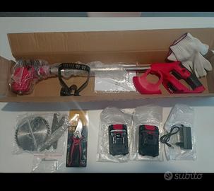 Decespugliatore a Batteria 21V, con 2 Batterie 2,0