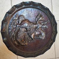 piatto decorativi rame
