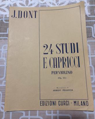 24 studi e capricci per violino op. 35 J. Dont
