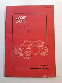 Libretto manutenzione Fiat 600 