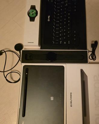 Samsung S8 Tablet- 128g WIFI / Samsung orologio 4 
