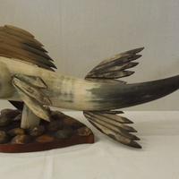 Oggetto d'arredo a forma di pesce - soprammobile