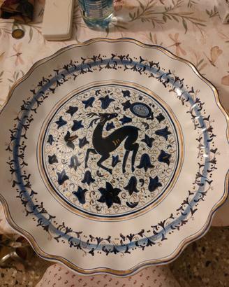 Piatto ceramica faenza Vitali