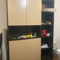 Arredi ufficio 2 scrivanie 2 cassettiere libreria