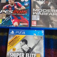 giochi PS4 (Cod è nuovo, prezzo trattabile)