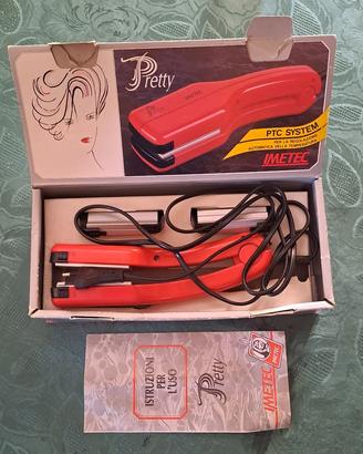 Piastra capelli Pretty Imetec vintage anni 90