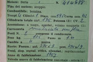 MV Agusta Altro modello - 1957