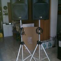 2 Casse amplificate per musicisti o sala prove