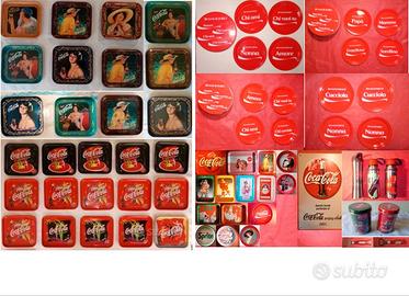 Piattini Coca Cola vintage, ed altri