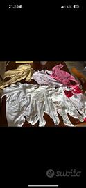 Lotto set tutine neonata mezziempi