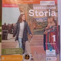 libro di storia della  seconda media