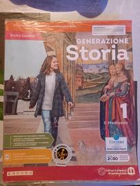 libro di storia della  seconda media