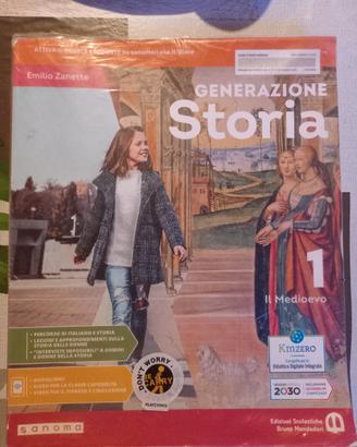 libro di storia della  seconda media
