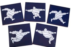 set completo piastrelle Michelin Bibendum 1960