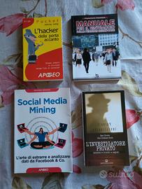 4 libri Investigazioni Private, informatiche