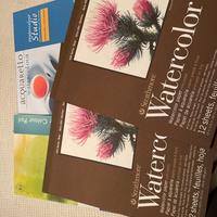 Album vari per pittura  ad acquarello