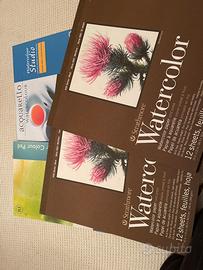 Album vari per pittura  ad acquarello