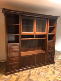 Mobile libreria in legno massello