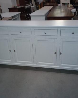 Credenza Nuova a 4 Porte Laccata Bianca