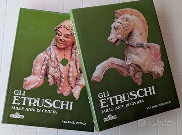 Gli Etruschi -Mille anni di civiltà 2 volumi 