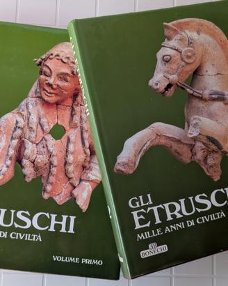 Gli Etruschi -Mille anni di civiltà 2 volumi 