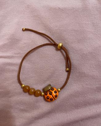 Bracciale con coccinella