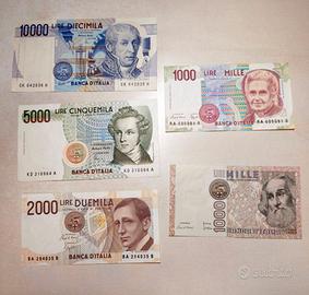 Lotto Misto Banconote Lire Italiane 
