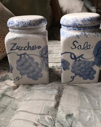 contenitori zucchero e sale