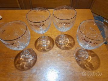 4 Calici Vetro Birra Grimbergen 0 5 l 