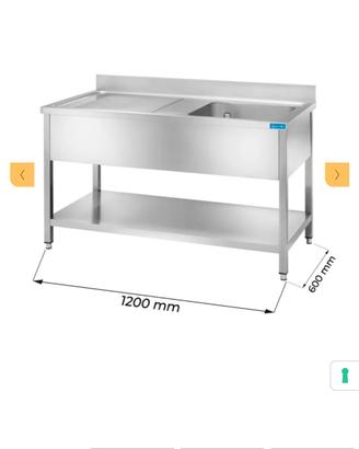 lavandino inox