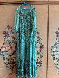 Abito lungo Boho Zara verde - nuovo - taglia XS
