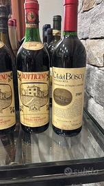 Bottiglie di vino da collezione