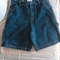Bermuda Baggy in denim blu scuro tg.46 Pull & Bear