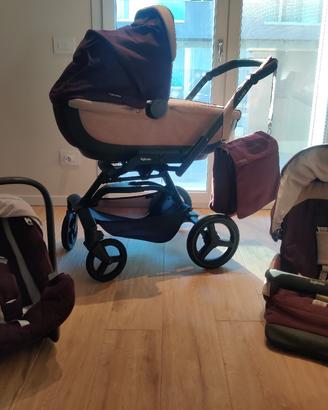 Trio Inglesina Huggy + Base Isofix Ardesia