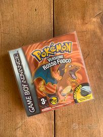 Pokemon Rosso Fuoco, Nintendo Game Boy GBA Italian