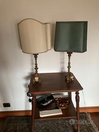 Coppia di candelabri in ottone fine 700