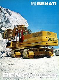 Dépliant Benati Escavatore Pala Terna